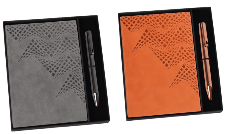 2 in 1 Set: A5 notebook with Luster Metal Pen in Gift Box 2 in 1 Set: A5 notebook with Luster Metal Pen in Gift Box