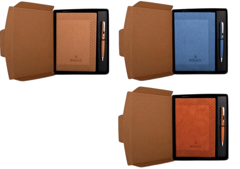 Rolex Notebook with Metal Texture pen Rolex Notebook with Metal Texture pen