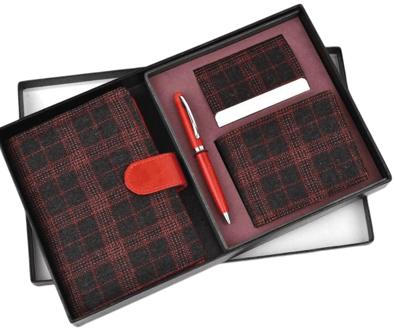 Tweed Tan Set of 4: Multi use Passport holder, Wallet, Card holder, Metal Pen Tweed Tan Set of 4: Multi use Passport holder, Wallet, Card holder, Metal Pen