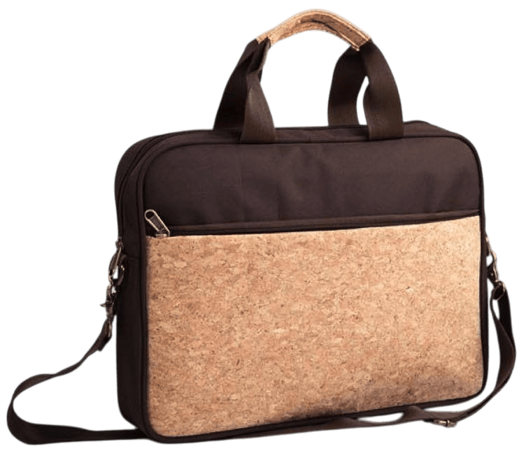 Eco-Friendly Cork Laptop Bag with 2 tone finish Eco-Friendly Cork Laptop Bag with 2 tone finish