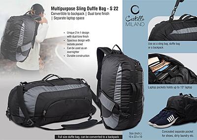 Multipurpose Sling Duffle Bag