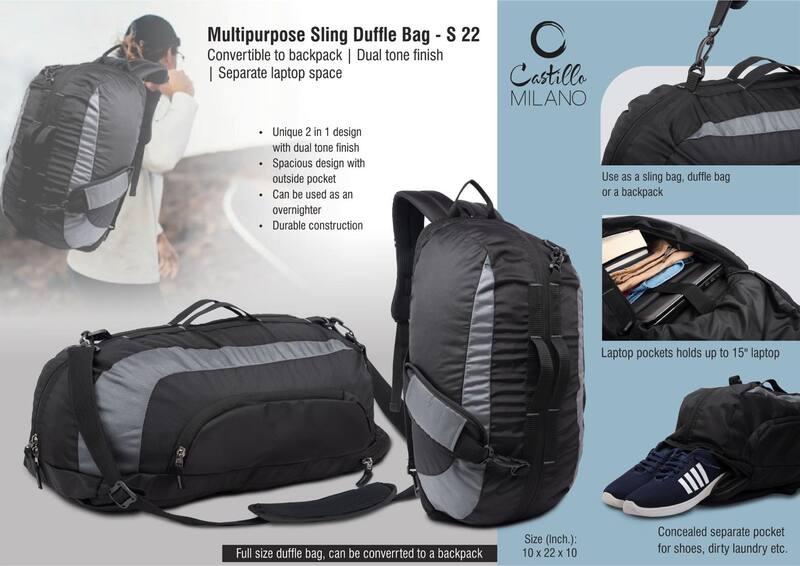 Multipurpose Sling Duffle Bag