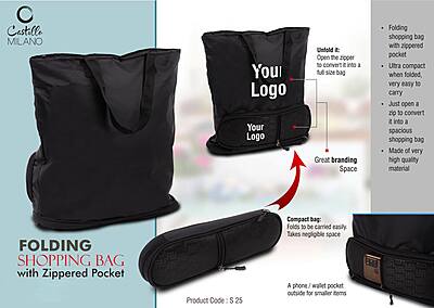 Folding shopping bag