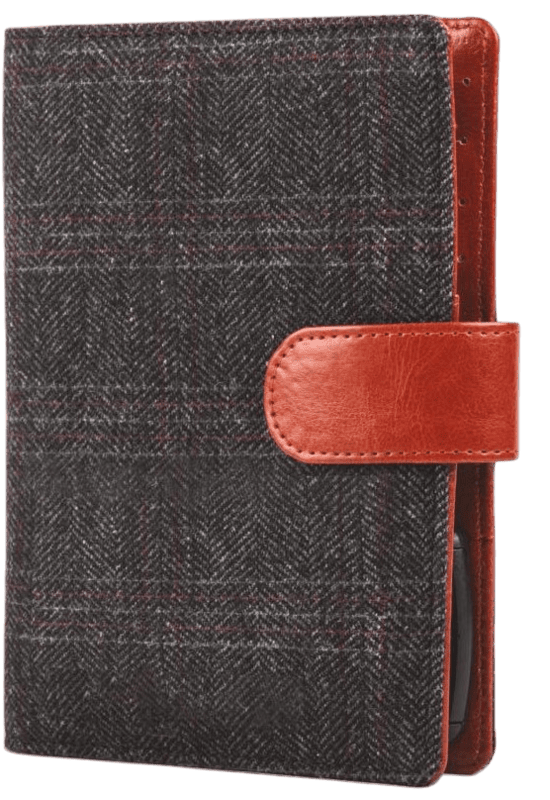 Dark Chequed Tweed Passport holder Dark Chequed Tweed Passport holder