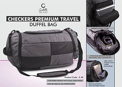 Checkers Premium Travel Duffel bag