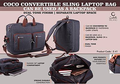 Coco Convertible Sling Laptop Bag