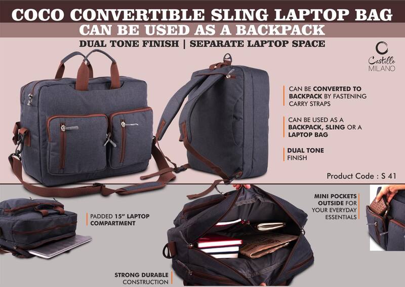 Coco Convertible Sling Laptop Bag Coco Convertible Sling Laptop Bag