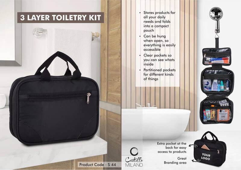 3 Layer toiletry kit – Medium size 3 Layer toiletry kit – Medium size