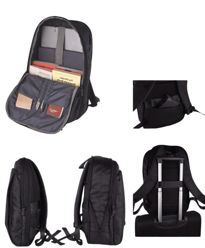 Puffer: Expandable laptop backpack Puffer: Expandable laptop backpack