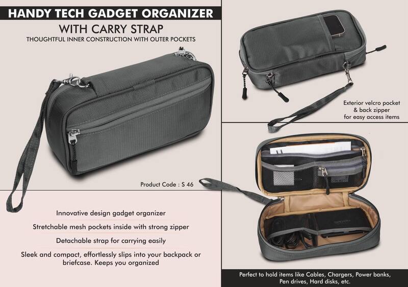 Handy Tech Gadget organizer with Carry Strap Handy Tech Gadget organizer with Carry Strap