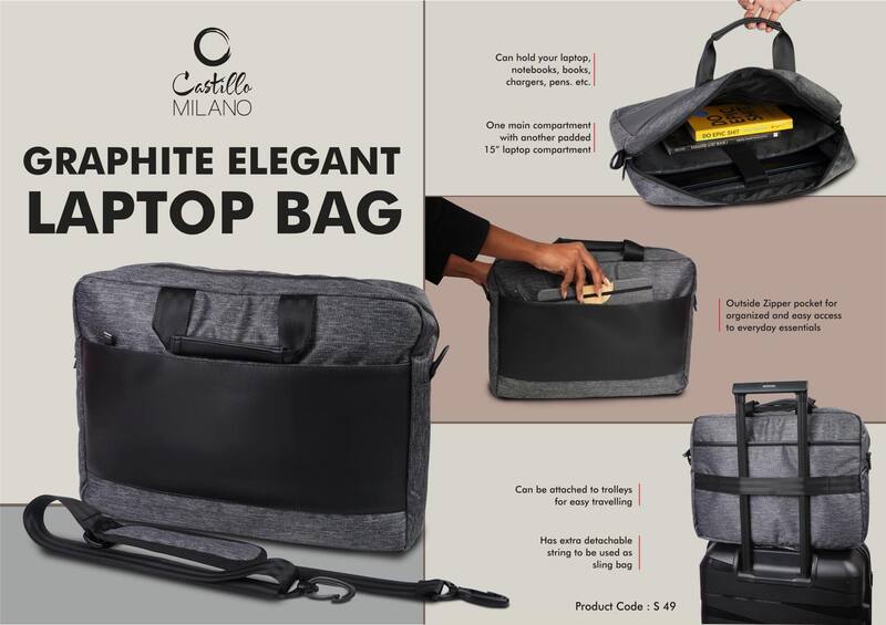 Graphite Elegant laptop bag