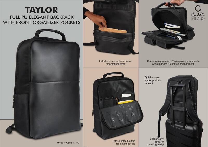 Taylor: Full PU Elegant backpack Taylor: Full PU Elegant backpack