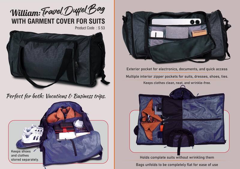 William: Travel Duffel Bag William: Travel Duffel Bag