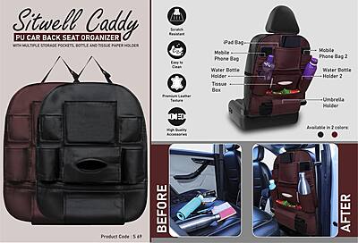SitWell Caddy: PU Car Back Seat