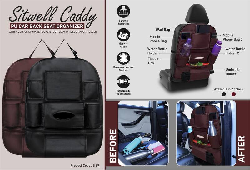 SitWell Caddy: PU Car Back Seat SitWell Caddy: PU Car Back Seat