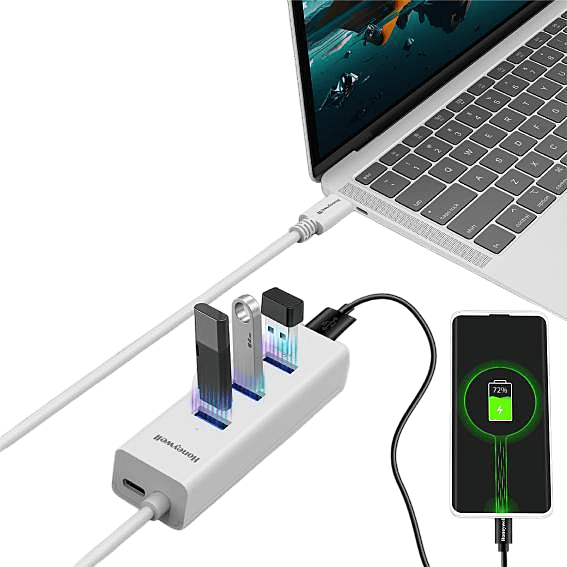 Momentum Type C to 4 Port USB 3.0 Hub
