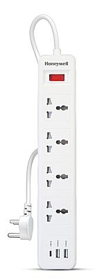 4 OUTLET EXTENSION BOARD WITH 1 TYPE C & 2 USB