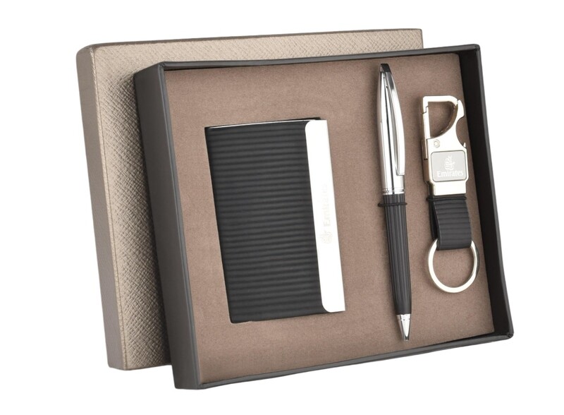 EMIRATES CARD HOLDER SET OF THREE