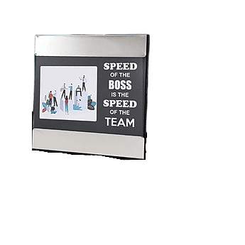 Photo frame steel mirror finish