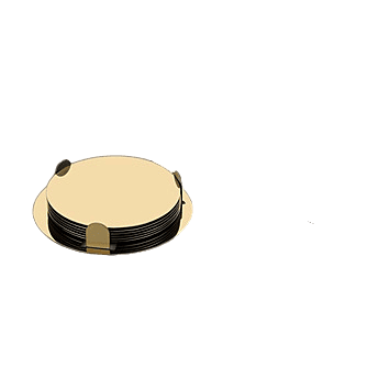 Round 6 plates coaster set Round 6 plates coaster set