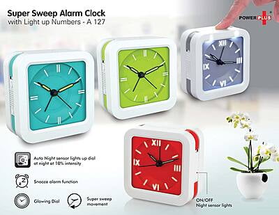 Super Sweep alarm clock with Light up numbers Super Sweep alarm clock with Light up numbers