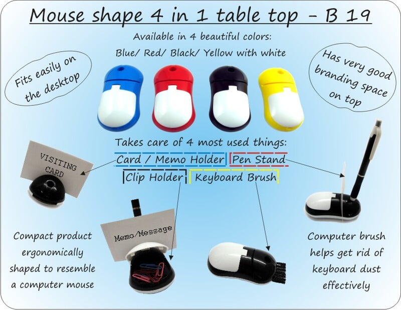 Mouse Shape 4 In 1 Table Top Mouse Shape 4 In 1 Table Top