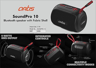 Artis Soundpro 10 Bluetooth Speaker With Fabric Shell