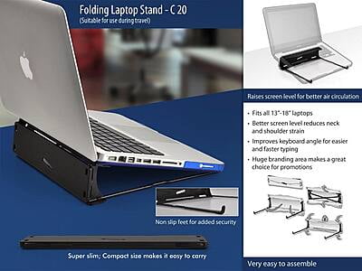 Folding Laptop Stand (Suitable For Travelling)