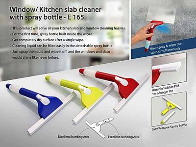 Window/ Kitchen Slab Cleaner With Spray Bottle