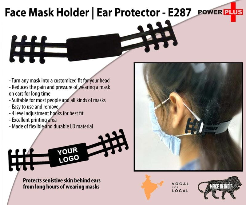 Face Mask Holder | Ear Protector (4 Hook)