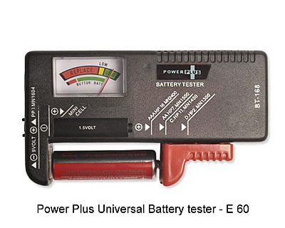 Power Plus Universal Battery Tester